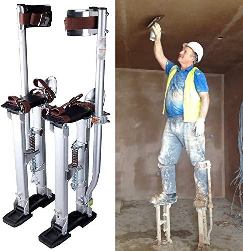 Malerei Trockenbau Stelzen Maler Werkzeug Labor Stelzen Dekorateur Stelzen, 18-30 Zoll Aluminium Einstellbare Stuckateur Stelzen Arbeits Stelzen für Trockenbauer, Deckeninstallateure, Maler