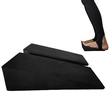 Wadendehner 2er Se, Mobilisationskeil geeignet für Wadenstrecker, Beinstrecker, Plantarstretching, Plantarfasziitis und Achillessehnenentzündung Lösungen