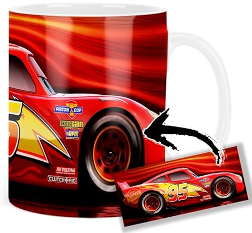 MasTazas Cars LightningMcQueen Taza Ceramica Mug
