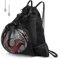 AMFUN Foldable Drawstring Sport Bag with Detachable Mesh Bag for Basketball, Football, Volleyball Gym