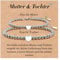 SUNSH Mutter Tochter Armband Geschenke Mutter Tochter, Geschenk Muttertag, Geschenk Mädchen 4 5 6 7 8 9 10 11 12 13 14 18 jahre, Geburtstagsgeschenk