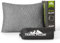 PEUJEW Reisekissen Komprimierbares Memory Foam Kissen, Travel Essentials Kleines Kissen, Atmungsaktiver Kopfkissenbezug, Ideal für Flugzeug, Auto, Camping und Rucksackreisen