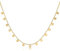Made by Nami Edelstahl Damen Kette in Gold mit kleinen runden Plättchen Geschenke für Frauen Schmuck Damen 40 + 5 cm Länge (Plättchen)