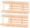 MAGICLULU 6 STK rustikaler Urlaubsschlitten Kidcraft-Spielset Kinderspielzeug Auto-Weihnachtsdekorationen Möbel Mini-Weihnachtsschlitten Mini-Schlitten-Ornament hölzern schmücken Zubehör