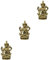 PRETYZOOM 3stücke Avalokitesvara Buddha Statue Aus Hochwertigem Dekorative Armige Figur Für Zuhause Büro Und Garten Als Zur Einweihung Für Religiöse Inspiration