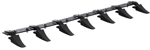 VEVOR Spadstång, 152 cm, högpresterande traktorspade, 7-tandad skena för lastare, traktor, kompaktlastare, 2 096 kg lastkraft, skruvdesign, för effektiv markutgrävning och skyffelskydd
