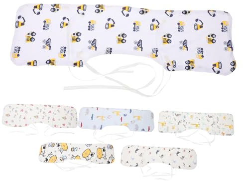 Bauchnabelgürtel 6 Stück-pack für Neugeborene aus Baumwolle | Verstellbare Passform, Rutschhemmendes Design, Weich und Pflegeleicht, für Bauch und Nabel