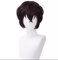 Cosplay Dazai Osamu Perücke Herren Kurze Lockige Dunkelbraun Halloween Kostüm Party Anime Perücke