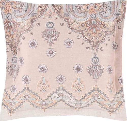 Bassetti ISOLABELLA Kissenhülle zu Bettwäsche aus 100% Baumwollsatin in der Farbe Beige 41, Maße: 40x40 cm - 9330025