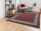 Steffensmeier Orientteppich Mir Royal | Orient Wohnzimmerteppich | handgeknüpft mit Fransen | Schurwolle | Rot, Größe: 70x140 cm