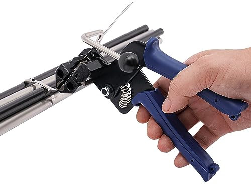 Pince pour serre-câbles, serre-câbles en acier inoxydable et pistolet à sertir en métal, outil de serre-câbles, tendeur de câbles, pistolet de serre-câbles