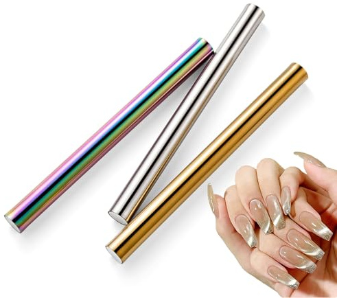 Cat Eye Magnet Nagellack, Magnet Nagellack Stick Set, 3D Magnet Stick Set Verwendung mit Cat Eye Gel Pulver oder Nagellack, Nageldesign Magnetische Stift Katze Eye Pen für Katzenaugen Effekt