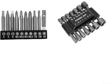 Ziehen Sie Schrauben effizient an mit diesem 24-teiligen Steckschlüssel-Set für Auto- und Heimreparatur, Chrom-Vanadium-Stahl