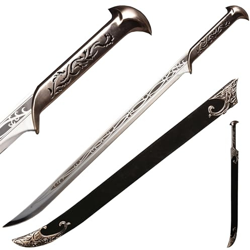 LQZJG Thranduil Schwert, Elfen König Schwert Edelstahl Cosplay Schwert 84cm