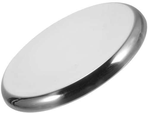 PartyKindom Hocker aus Edelstahl Drehhocker rostfrei Barhocker-Oberseite Bistro sitzecke sitzbezügesets essstühle sitzschoner auto Hocker-Oberflächensitz Ersatz-Sitzfläche für Barhocker Silver