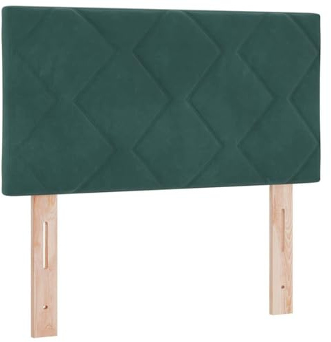 vidaXL Kopfteil Dunkelgrün 80 cm Samt | So wie du es willst!, Modern in Dunkelgrün, Weicher Stoff für extra Gemütlichkeit