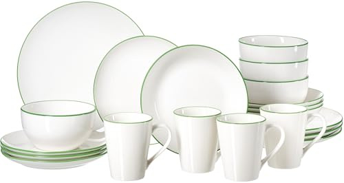 Kombiset Adela, 20-teilig, Grün