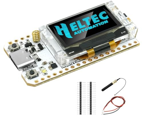 AYWHP LoRa Meshtastic ESP32 V3 Board mit 868MHz Antenna und OLED Display AYWHP LoRa ESP32 Entwicklungsplatine 240MHz Bluetooth 863 928MHz Dual-Core IOT Kompatibel mit Arduino/Meshtastic