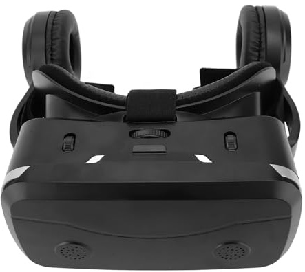 CFTGIW 3D-VR-Headsets, Mobiltelefone, Virtual-Reality-Headsets, 3D-Brillen, Helme, VR-Brillen für TV-Filme, Videospiele, Go-and-On-Gaming- für Drinnen, Tragbares, Leichtes Design für