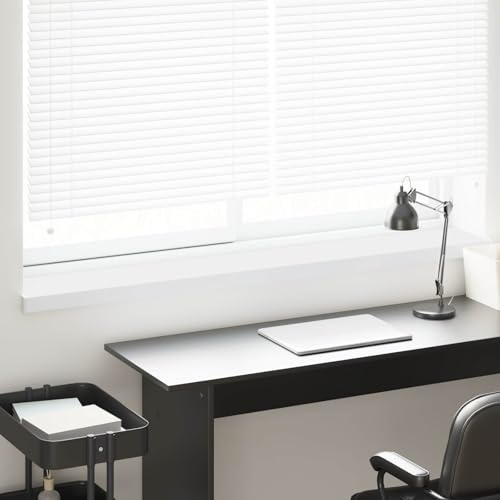 LoogCape davanzale per finestra in PVC bianco, 160 x 20 x 4,5 cm, per interni ed esterni, facile da montare, idrorepellente, facile da pulire, versatile, superficie decorativa e di lunga durata