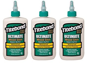 3 x Titebond III Ultimate 237 ml Colla per legno resistente alle intemperie