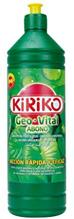 Kiriko Abono para Plantas Geo Vital-1L, One Size