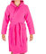 Intimitaly® Bademantel aus Mikrofaser für Damen und Herren, Unisex, mit Kapuze, praktisch, leicht, fuchsia, 8 Jahre