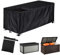 UCARE Outdoor-Deckbox-Abdeckung mit Reißverschluss, wasserdicht, 420D Oxford-Garten-Aufbewahrungsbox, UV-Schutz, Rechteck (Schwarz, 158 x 81 x 71 cm)