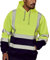 Warnjacke Herren Hoodie Sweatjacke Herren Pullover mit Kapuzen Langarmshirt Sweatshirt Arbeitsjacke Warnjacke Softshell Herren Orange mit Reißverschluss Herbsthoodie Sportjacke Leicht