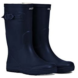 Aigle Woody-Pop 2, Stivali in Gomma, Unisex - Bambini e ragazzi, Blu (Marino), 34 EU