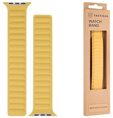 Tactical Cinturino 742 Originale Loop Leather Colore Yellow Per Apple Watch 1-2-3-4-5-6-7-8-se 42-44-45mm