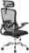 Ximstar Ergonomic Office Chair,Desk Chair with Lumbar Support, Flip-up 3D Armrest Computer Chair with Headrest, Adjustable Height and 360° Rotation Home Chair