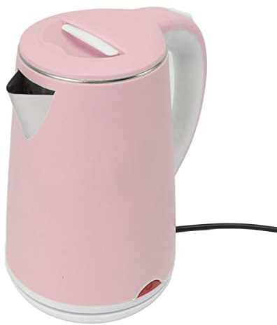 Electric Kettle,2L Capacity, 304 Steel Liner, Shut-Off and Boil-Dry 2000W, for Dorm Office or Kitchen or Restaurant (Pink)