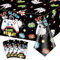 4Pcs Aquarell Spiel Tischdecken, Video Game Party Tischdecken, Rechteckige Tischdekoration Gaming Geburtstag Partyzubehör Für Jungen Video Game Geburtstag Dekorationen, 130 X 220cm