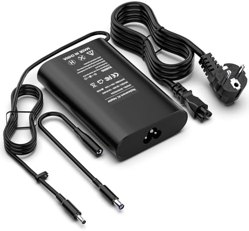 shefor 65W Laptop Ladekabel Netzteil für Dell Inspiron 11 13 14 15 17 3000 5000 7000 3593 3793 3505 3511 5593 5559 5570 Latitude 3510 3410 3520 3420 Vostro 5590 XPS 11 12 13 HA65NS5-00 19.5V Ladegerät