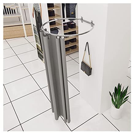 Tragbare U-Ankleidekabine Sichtschutz Trennwand für Bekleidungsgeschäfte und Büros, einfach zu montieren, Wandmontage, Spind, Raumteiler mit Aufhängestange, für Einkaufszentren