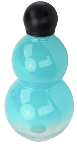 Denash 800 Ml Kürbis-Wasserflasche mit Großem Fassungsvermögen, Sportflasche Im Sun Wukong-Stil für Reisen, mit Sportwasserflaschen-Design aus Kunststoff (BLUE)