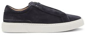 BOSS Herren GaryTenn sdhdel Gary Sneakers aus Veloursleder mit elastischem Schnürsystem Größe