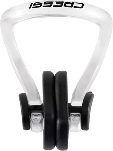 CRESSI Comfort Nose Clip Pince Nez en Silicone Unisex-Adult, Noir, Taille Unique