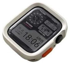 SAAWEE Funda de TPU para Apple Watch Ultra Case 49 mm 45 mm 41 mm 44 mm 40 mm, 42 mm 46 mm Protector de marco de parachoques para IWatch Series 9 SE 8 Ultra 7 6 5 4 Case(Matte Starlight,42mm)