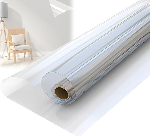 CHSG Elektrostatische Wandschutzfolie, Schutzfolie Wand Transparent, Spritzschutz Küchenrückwand, Waschbare Schutzfolie, Starke Haftung, Ohne Die Wandoberfläche Zu Beschädigen Möbel（45 * 500cm）
