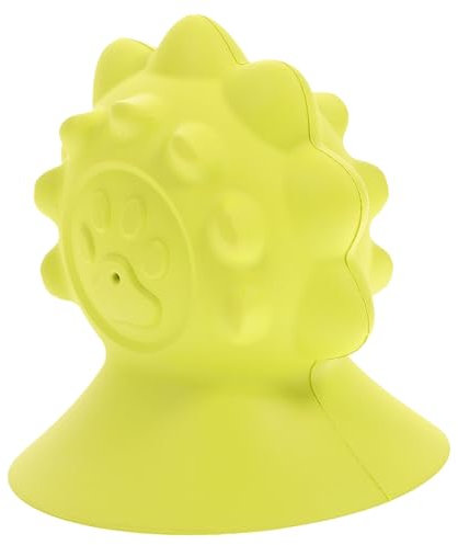 HOMOBABE Giocattolo Da Masticare Per Cani Con Ventosa Gioco Interattivo Per La Giocattolo Resistente e Durevole Per Cuccioli e Cani Adulti Neon