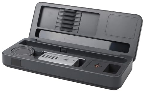 HS02 Electric Soldering Iron Set, 100W Temperature Adjustable Solder Iron Kit Mobile Workbench Storage Box with Type C Charging Interface(HS-02B Standard)