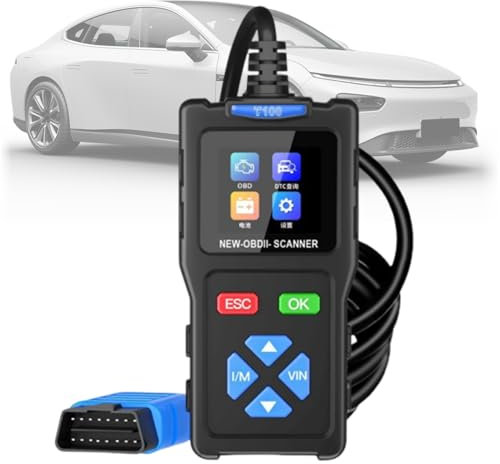Escáner De Diagnóstico para Coches, Lector de Fallos del Motor en Tiempo Real, Accesorios De Reparación Automotriz, Conexión Directa Y Compatible con Vehículos, Camiones Y Autocaravanas