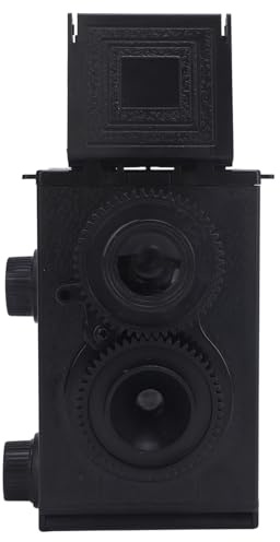 Zerodis 35 Mm Dual -Objektiv TLR Filmkamera DIY Kit, Klassische Retro -Doppelkamera mit Taillienpegel Suchfinder für Fotografie -Starter Geeignet
