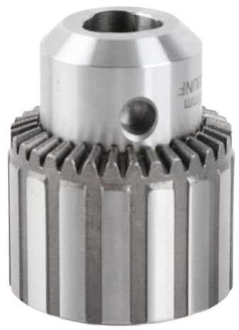 SALALIS Schlüsseltyp-Bohrfutter, 3–16 Mm Kapazität, Schlagfestes Edelstahl-Bohrfutter mit Schlüssel für Elektrische Bohrmaschine, Tischbohrmaschine