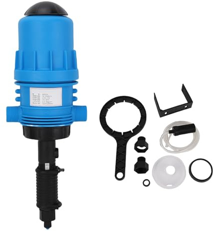 Qcwwy Qcwwy Inyector de Fertilizante para Riego por Goteo, Bomba Dosificadora Ajustable, Rosca Macho G1 G3/4, 10L/H a 2500L/H para Hidroponía de Jardín