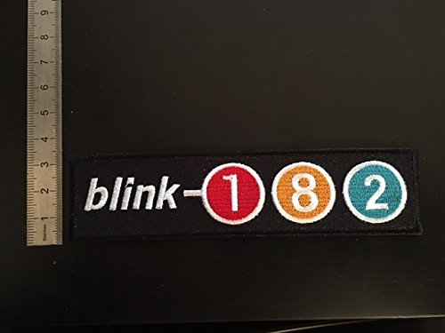 CEEBOO Aufnäher Toppa, BLINK 182, Medium, Rechteckig, Verschiedenfarbig, Musik, Rock, 1 Stück, zum Aufbügeln