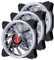 RAIJINTEK IRIS 12 PC Gehäuselüfter 120mm Lüfter RGB Fans 3 Pack, PC ARGB Lüfter 120mm PWM, Lüfter PC mit ARGB Ring, Leiser Silent Wings PWM