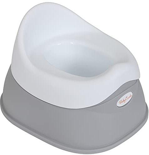 Babycurls Deluxe Steady Potty with Non Slip Grip Feet and Removable Bowl Seat - Easy to Clean Loo Training for Kids Toddlers Infants Practical Lightweight and Portable with High Back